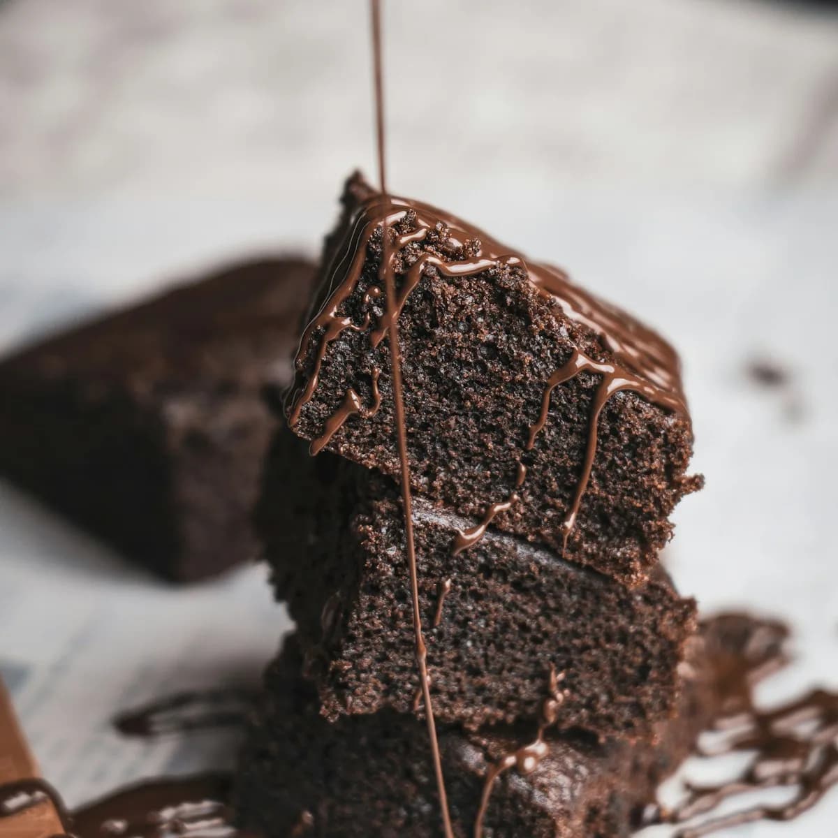 Double Chocolate Salted Caramel Brownies 6 Pack view 1