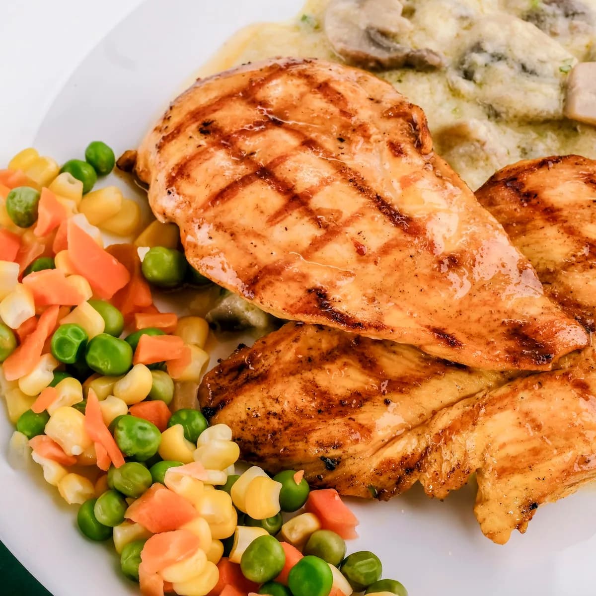 Flame Grilled Half Chicken with Seasoned Wedges view 1