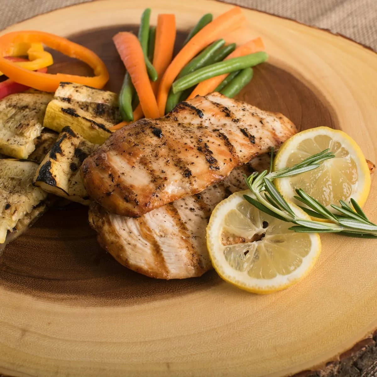 Flame Grilled Half Chicken with Seasoned Wedges view 2