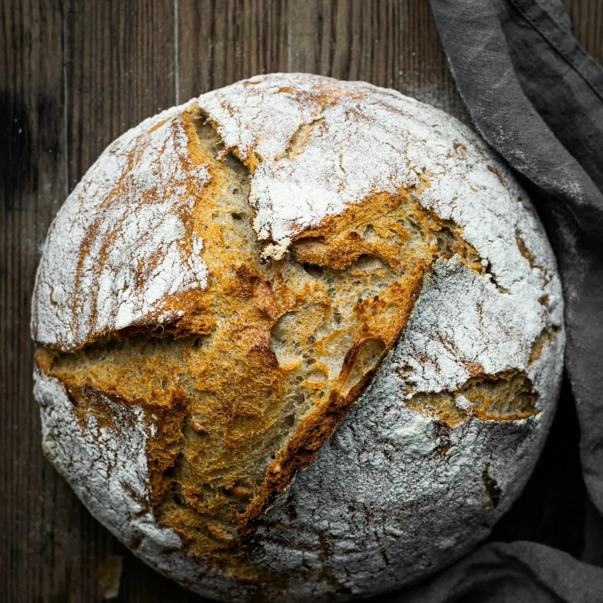 Dark Sourdough Rye Seeded Country Loaf 800g view 1