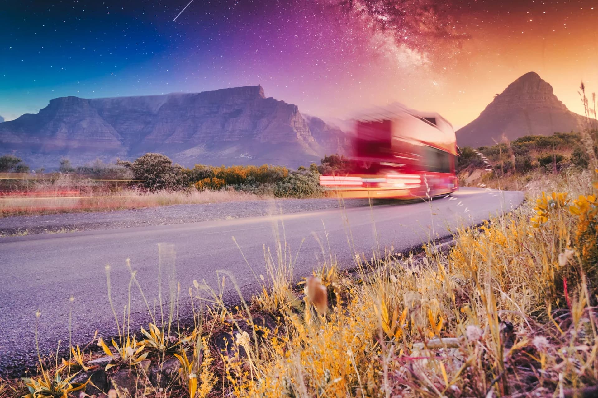 Cape Town commercial transit route connecting harbor and urban nodes